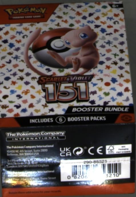 Pokemon TCG Scarlet & Violet 3.5 Pokemon 151 Booster Bundle